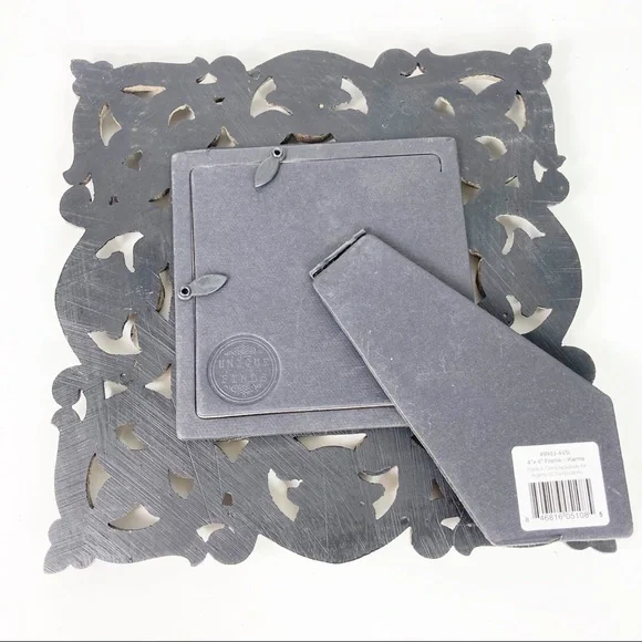 Unique Finds Arte de Casa 4-Inch x 4-Inch Karma Frame in Silver Wash - Picture 12 of 16